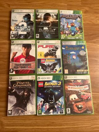 Lote 4 Juegos XBOX 360