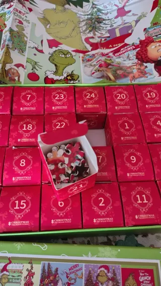 Calendario Adviento Puzzles Grinch 1008 Piezas