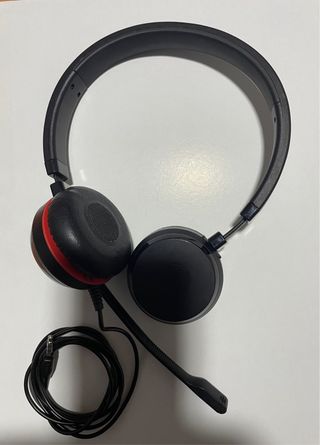 Diadema Auriculares Jabra Negro/Rojo