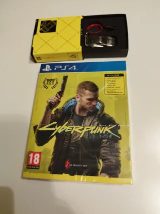 Cyberpunk 2077 PS4 precintado + llavero coche