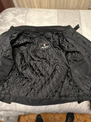 Chaqueta Moto R-Tech Negra y Verde