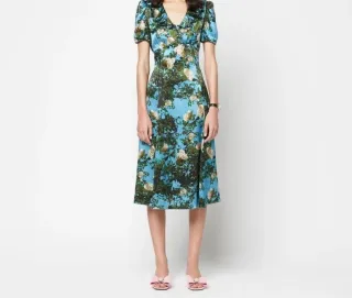 Vestido seda Marc Jacobs floral