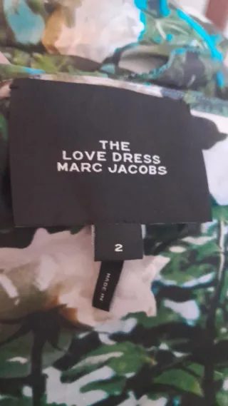 Vestido seda Marc Jacobs floral