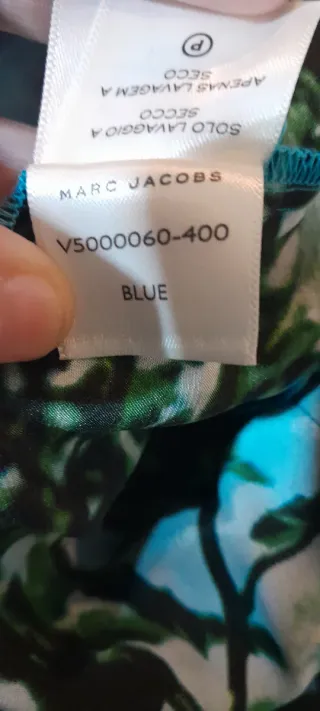 Vestido seda Marc Jacobs floral