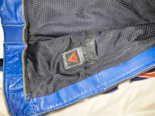 Mono Dainese T48 Azul Retro Vintage 2 Piezas