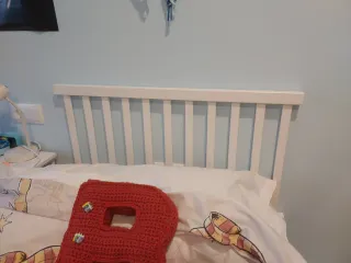 Cabezeros de cama de madera blanco