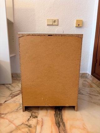 Conjunto 2 mesitas de noche IKEA madera