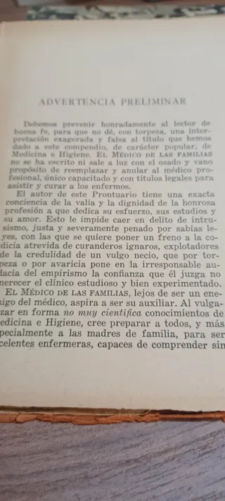 EL MÉDICO DE LAS FAMÍLIAS  Prontuario de Medicina