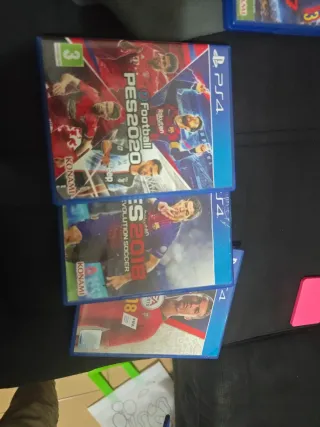 PES 2020, FIFA 18 y PES 2018 PS4