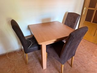 Mesa de comedor extensible