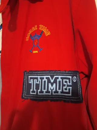Chaqueta Vintage Horse Time Roja XL – Bordados
