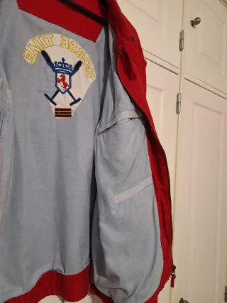 Chaqueta Vintage Horse Time Roja XL – Bordados