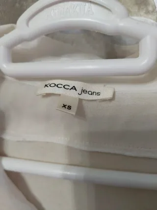 Jersey Kocca beige y blanco