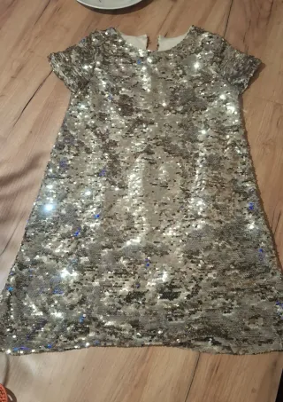 Vestido lentejuelas fiesta 11-12 años