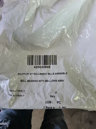 SEADOO BALL BEARING WITH BELLOWS ASSY