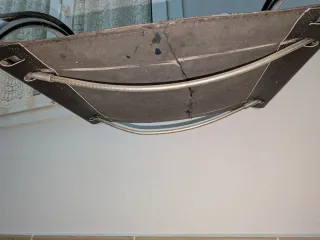 Sillas Cantilever Años 70-80 Cuero y Metal