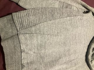 Sudadera Zara Gris Cremallera