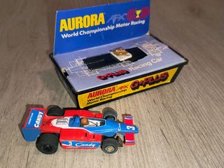 Aurora AFX G+Plus Tyrell F1 Candy 3 Racing Car
