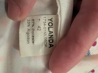 Vestido Flamenca Talla 42 Multicolor