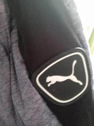 Chaqueta Plumas Puma Negra y Gris