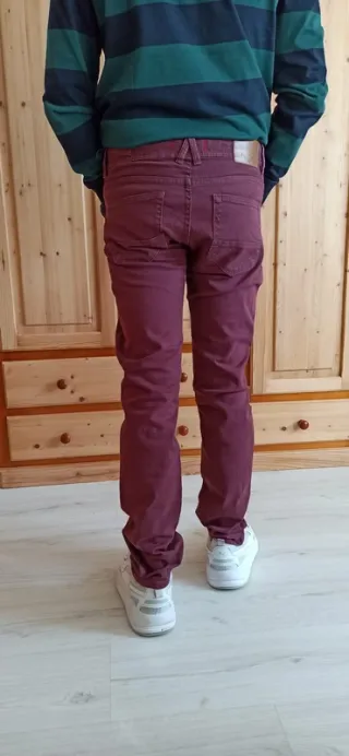 Pantalón Slim Granate Easy Wear