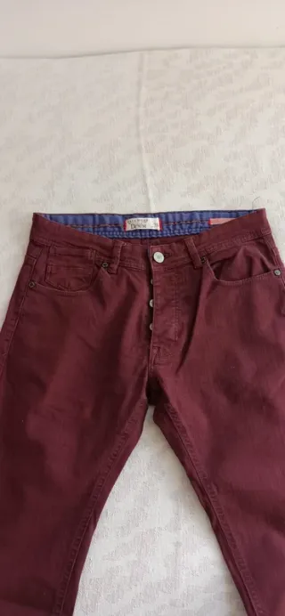 Pantalón Slim Granate Easy Wear