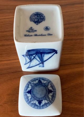 Caixa tabaco Vista Alegre Bartolomeu Dias