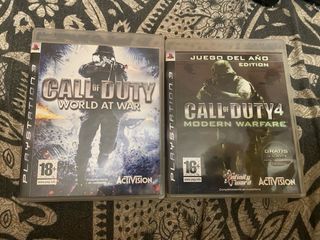 Pack 2 Juegos Call of Duty PS3