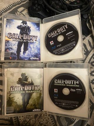 Pack 2 Juegos Call of Duty PS3