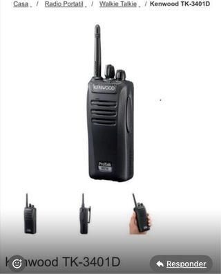 Walkie Talkies Kenwood TK-3401DE