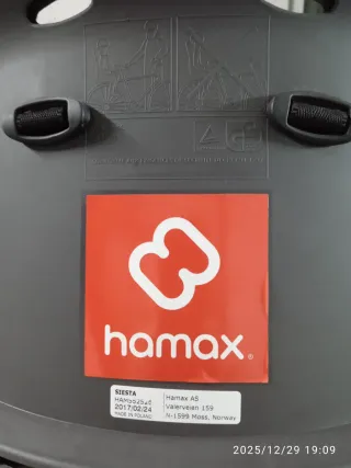 Hamax Siesta Silla Portabebés Bicicleta