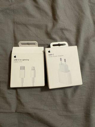 Apple Cargador iPhone USB-C 20W + Cable