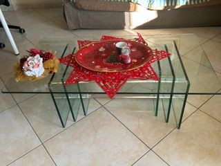 Tavolino cristallo salotto