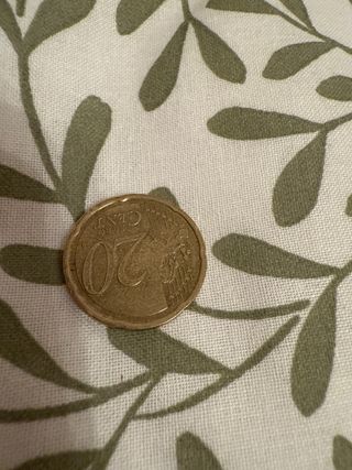 Moneda 20 céntimos Luxemburgo 2002