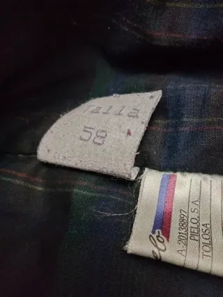 Chaquetón de piel negro