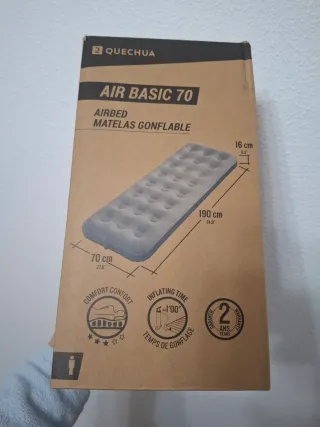 Colchón hinchable Quechua Air Basic 70