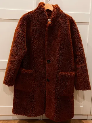 Abrigo peluche calentito talla única