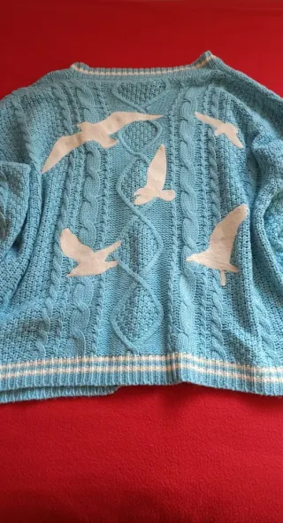 Cárdigan Taylor Swift 1989 Azul