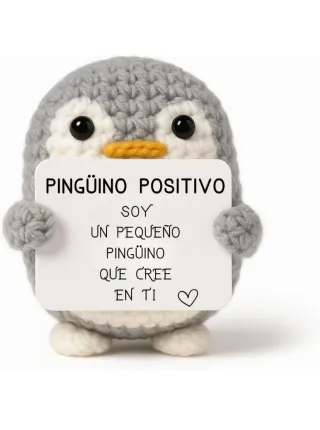 Pingüino Positivo Peluche