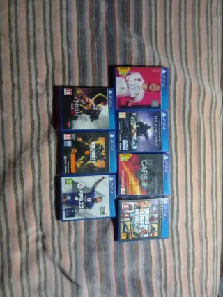 Lote Juegos PS4: FIFA, Call of Duty, GTA V