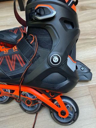 Patines en línea Oxelo con protecciones y bolsa