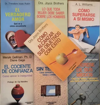 Lote 7 Libros Autoayuda y Superación