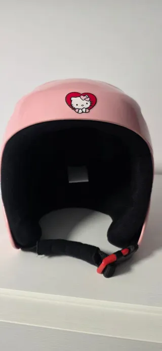 Casco de esquí Hello Kitty rosa
