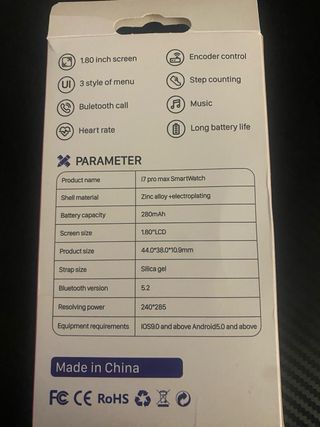 Smartwatch Hiwatch i7 Pro max