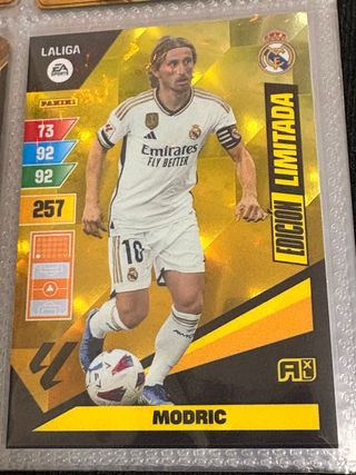 Cromo Luka Modric La Liga Panini Edición Limitada