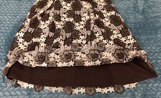 Vestido fiesta negro y blanco T/XL. Con etiqueta