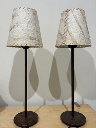 Lámparas de mesita de noche (2 unidades)