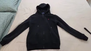 Sudadera Polo Ralph Lauren Negra Cremallera