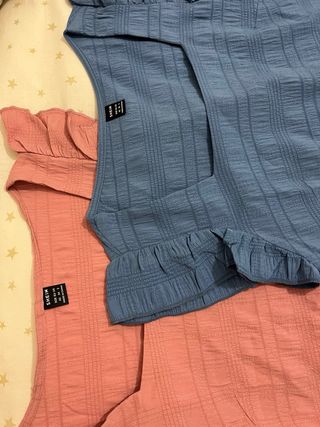 Conjunto 2 Blusas Rosa y Azul