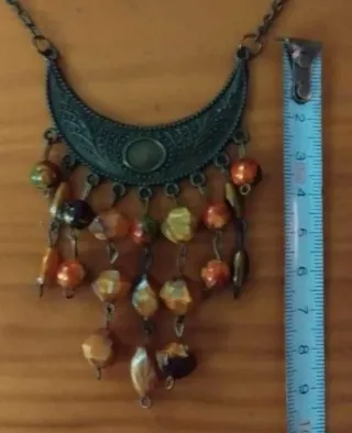 Conjunto Bohemio Collar y Pendientes